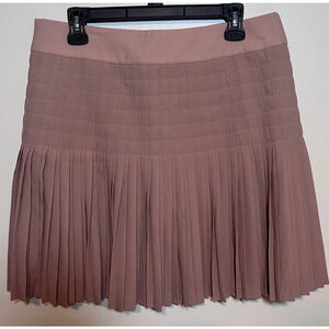 J. Crew Women’s Skirt Size 10 Medium Pink Rose Pleated Lined Mini A-Line
